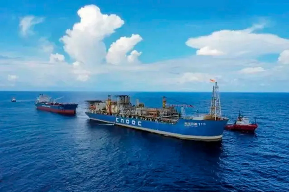 Replacement imminent: The Hai Yang Shi You 115 FPSO is currently serving Huizhou 25-8.