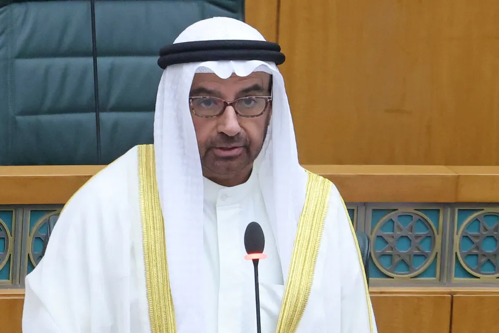 Record profit: Kuwaiti Oil Minister Saad al-Barrak.