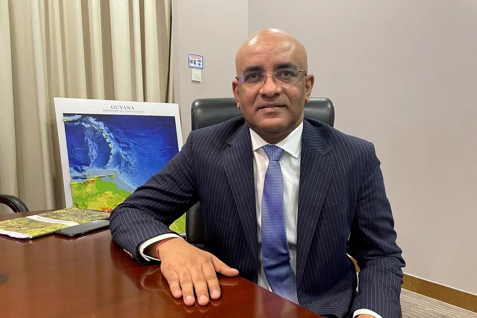 Invitation: Guyana's Vice President Bharrat Jagdeo wants to drum up interest for offshore acreage on offer