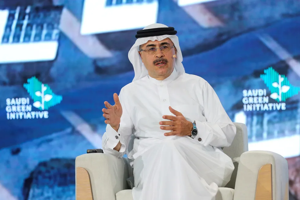 Offshore expansion: Saudi Aramco chief executive Amin Nasser.