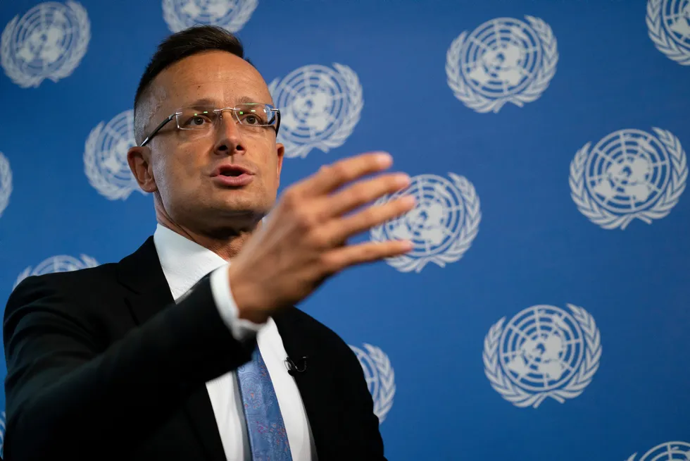 Look to the east: Hungary's Foreign Affairs and Trade Minister Peter Szijjarto
