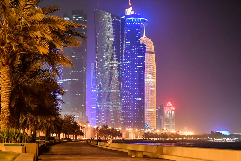 Spotlight on Gallaff: the Doha corniche waterfront promenade in Qatar