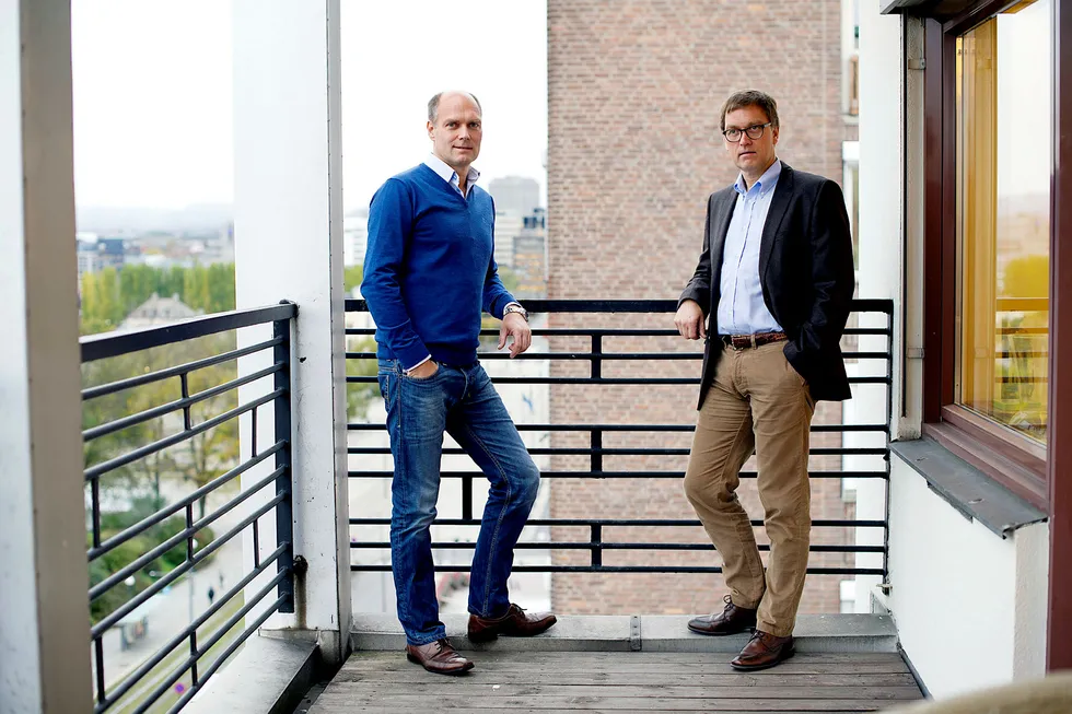 Norlandia Health & Care-eiere, Roger og Kristian Adolfsen, tapte 700 millioner i fjor etter asylnedgang. Foto: Mikaela Berg