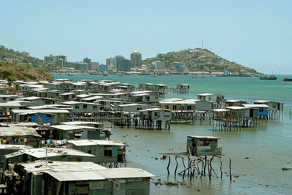 Capital view: Port Moresby in PNG