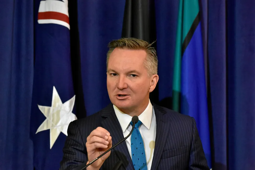 Australian climate and energy minister Chris Bowen.