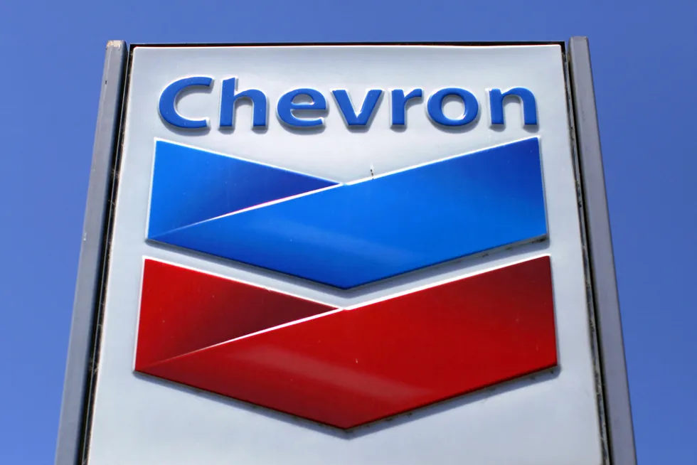 Badge of honour: Chevron said the certification was an ‘important milestone’