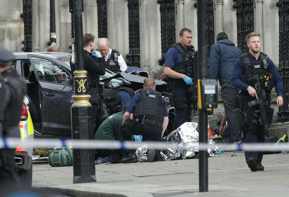 Fire personer mistet livet i terrorangrepet i London onsdag. Foto: Yui Mok/ AP / NTB scanpix.