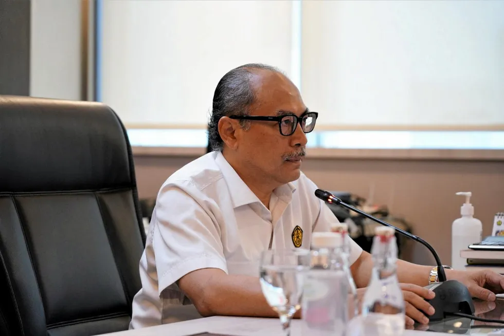 Government commitment: Tutuka Ariadji, Indonesia's director general of oil and gas.