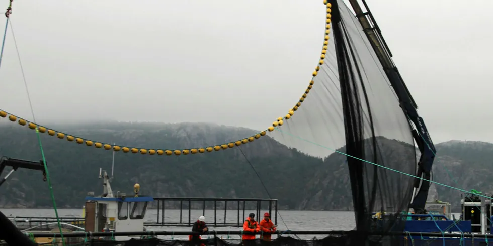 Mindre bruk av middel mot lakselus skyldes blant annet at lus i økende grad blir fjernet med ikke medikamentelle metoder.