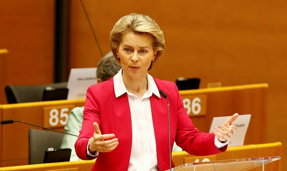 La Ursula von der Leyen ned grunnstenen for en europeisk føderalstat i Brussel onsdag?