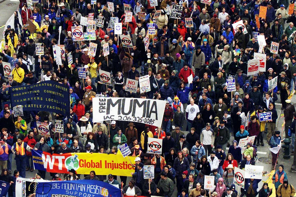 I 1999 lammet demonstranter Seattle i kamp mot WTO Seattle. Nå mister den mislikte organisasjonen musklene.