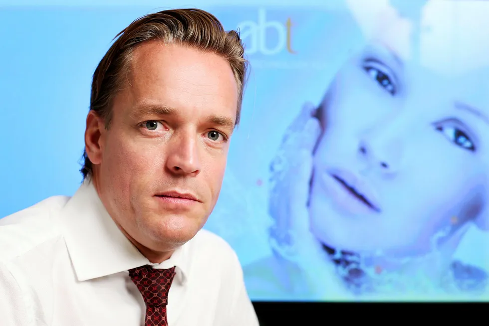 Administrerende direktør i Aqua Bio Technology, Arvid Lindberg. Foto: Håkon Mosvold Larsen/NTB Scanpix