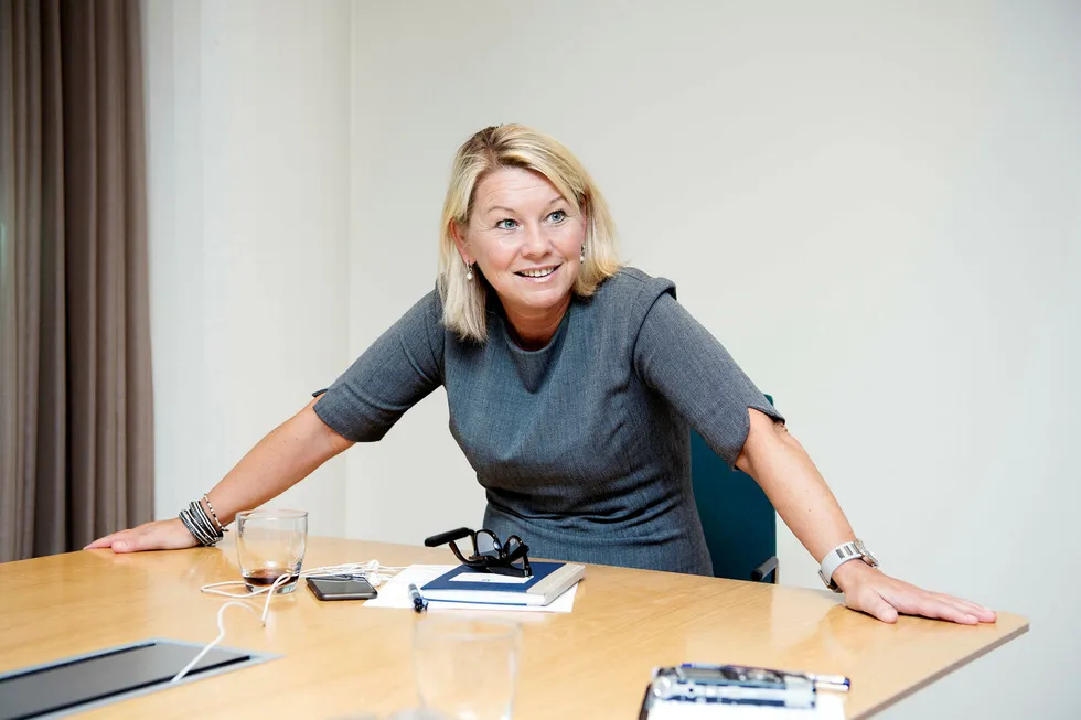 Næringsminister Monica Mæland er ansvarlig statsråd for det nye fornybarfondet som skal etableres i Stavanger. Foto: Elin Høyland