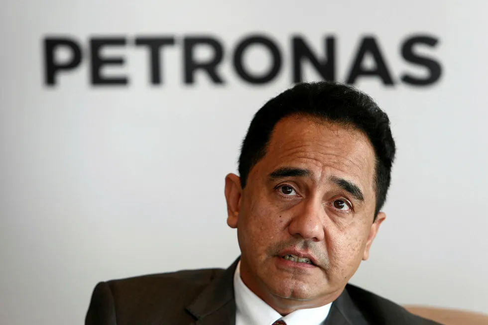 FILE PHOTO : Petronas CEO Wan Zulkiflee speaks during an interview at their office in Kuala Lumpur, Malaysia August 15, 2017. REUTERS/Lai Seng Sin/File Photo
