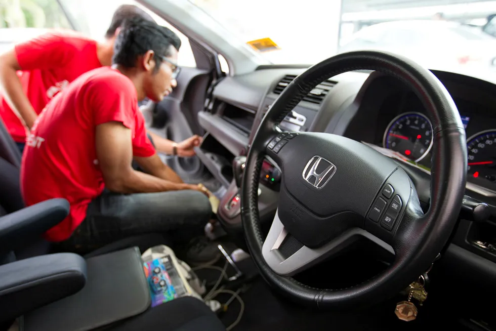 Over 100 millioner biler må få reparert airbager levert av Takata. Selskapet vil sannsynligvis gå konkurs i neste uke. Foto: Lim Huey Teng / AP / NTB Scanpix