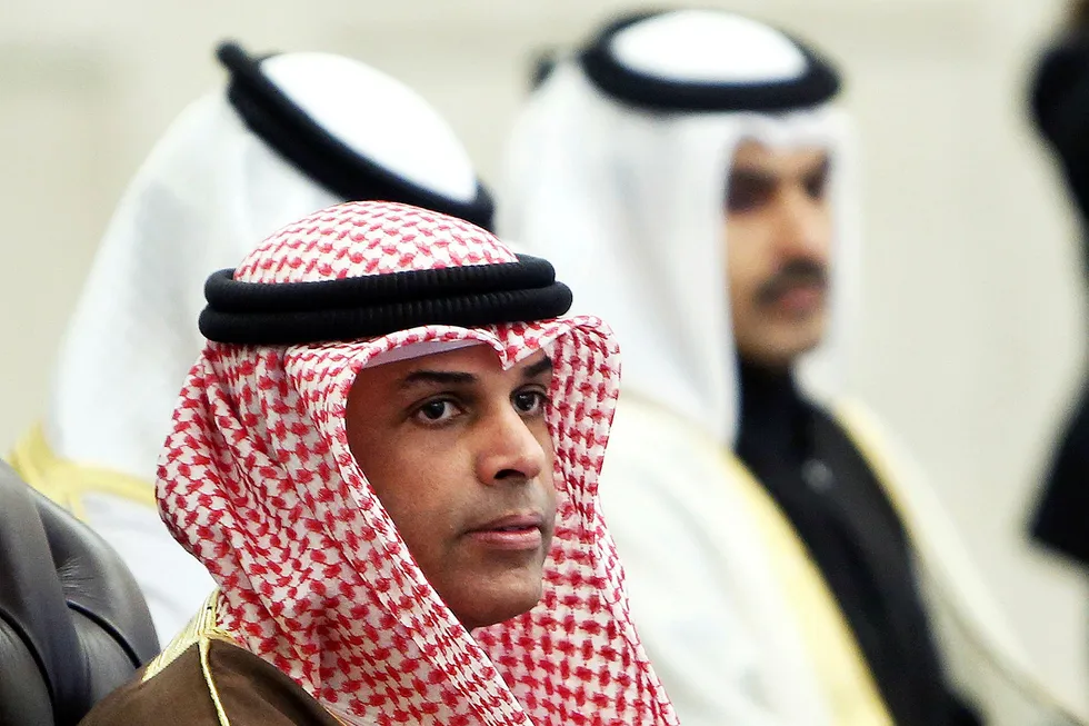Neutral Zone output: Kuwait’s Oil Minister Khaled al Fadhel