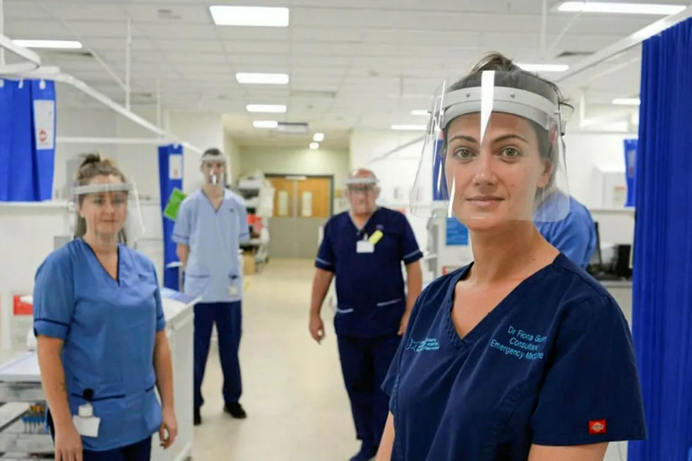 Protected: NHSGGC staff wearing protective equipment provided with help from oil industry players
