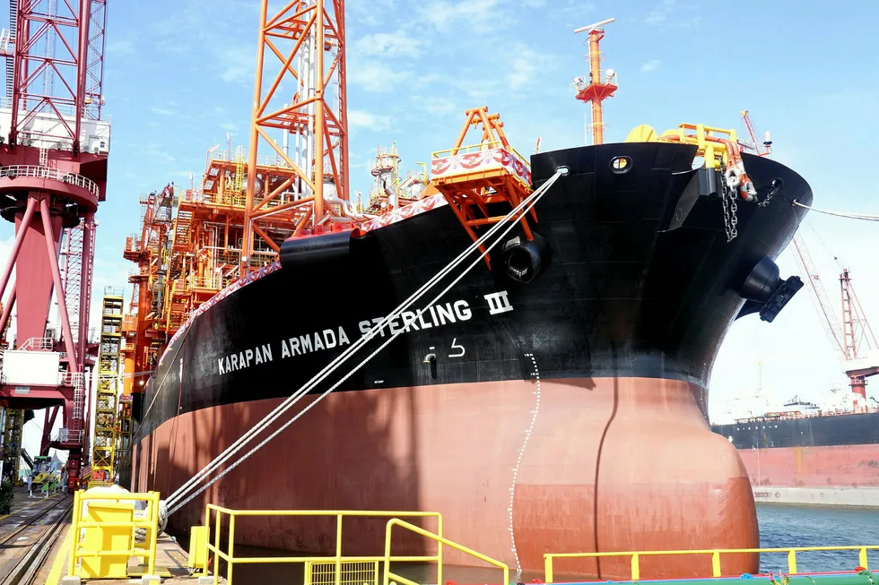 Portfolio: SPOG has been involved in EPCI work with the Karapan Armada Sterling III FPSO