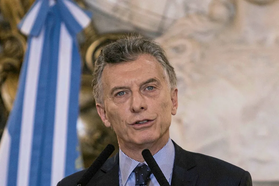 Incentives: Argentine President Mauricio Macri