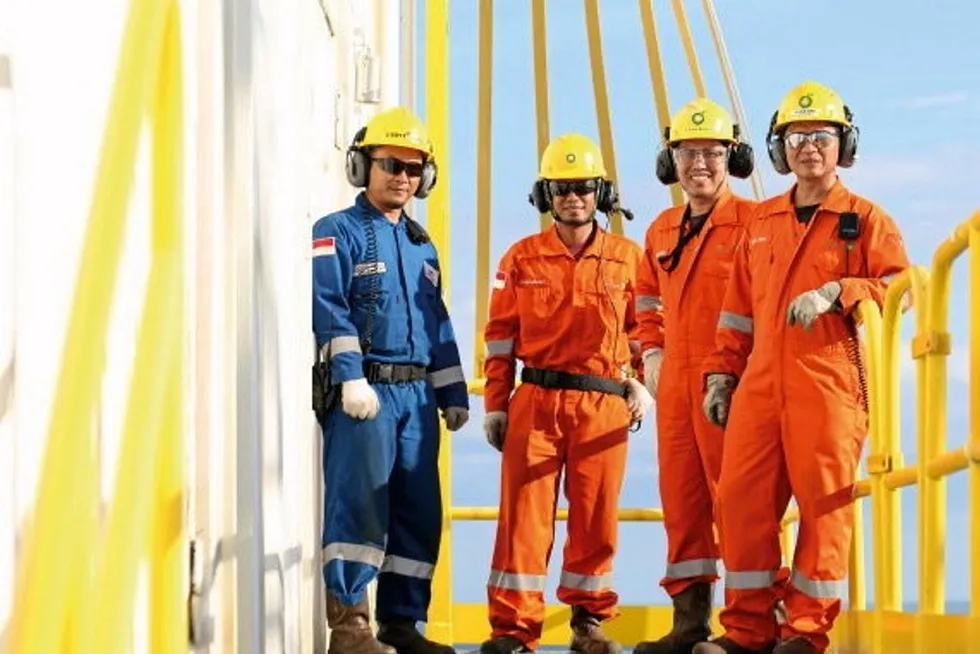 Workers: from BP Indonesia