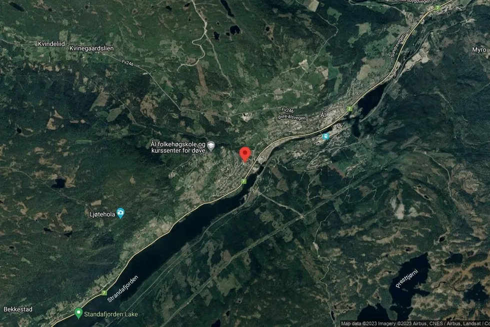 Området rundt Nossvegen 11A, Ål, Viken