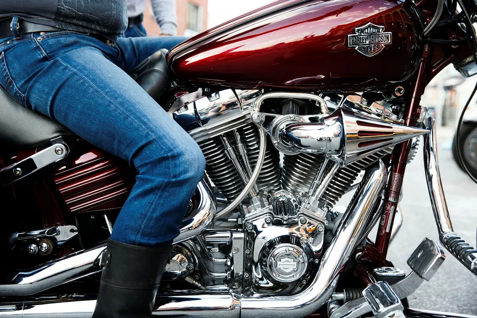 Harley-Davidson flytter noe av produksjonen av motorsykler ut av USA etter at president Donald Trump innførte økt toll på stål og aluminium. Foto: Berit Roald / NTB scanpix