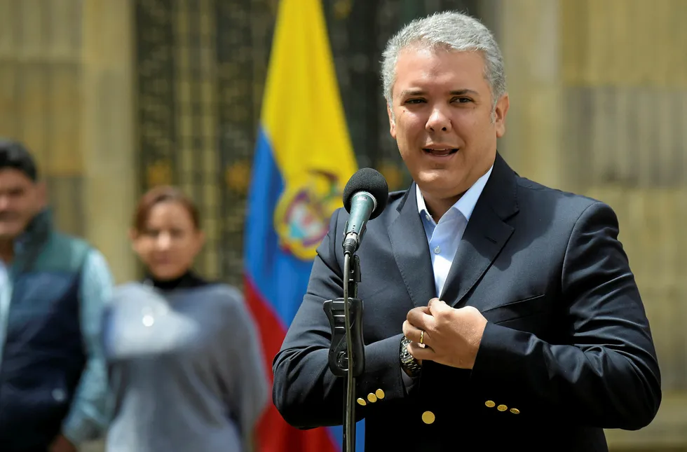 Choice: Colombian President Ivan Duque