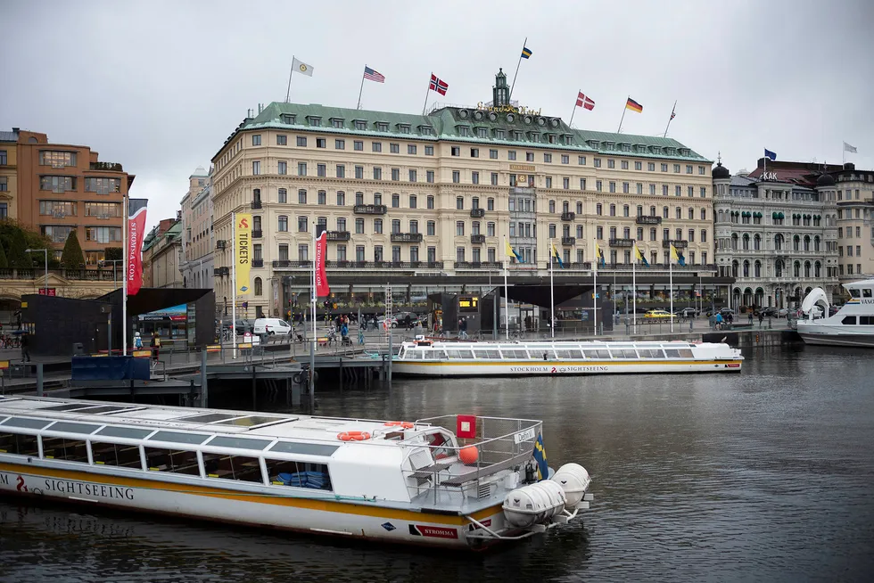 Grand Hotell i Stockholm i Sverige.