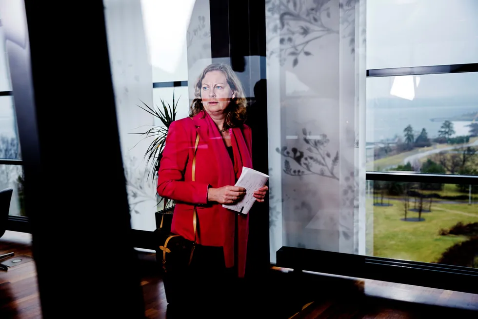 Administrerende direktør Berit Svendsen i Telenor Norge har måttet revurdere et stort it-prosjekt og satser nå på en «B-løsning». Foto: Per Thrana