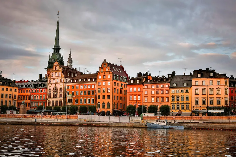 Nå er det full brems også på boligmarkedet i Sverige, anført av hovedstaden Stockholm. Foto: Kotelnyk/Getty Images/iStockphoto