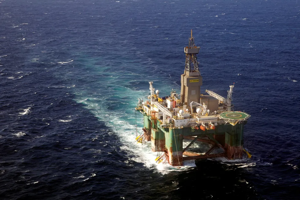 Norwegian Sea success: the exploration well was drilled using the semi-submersible Leiv Eiriksson