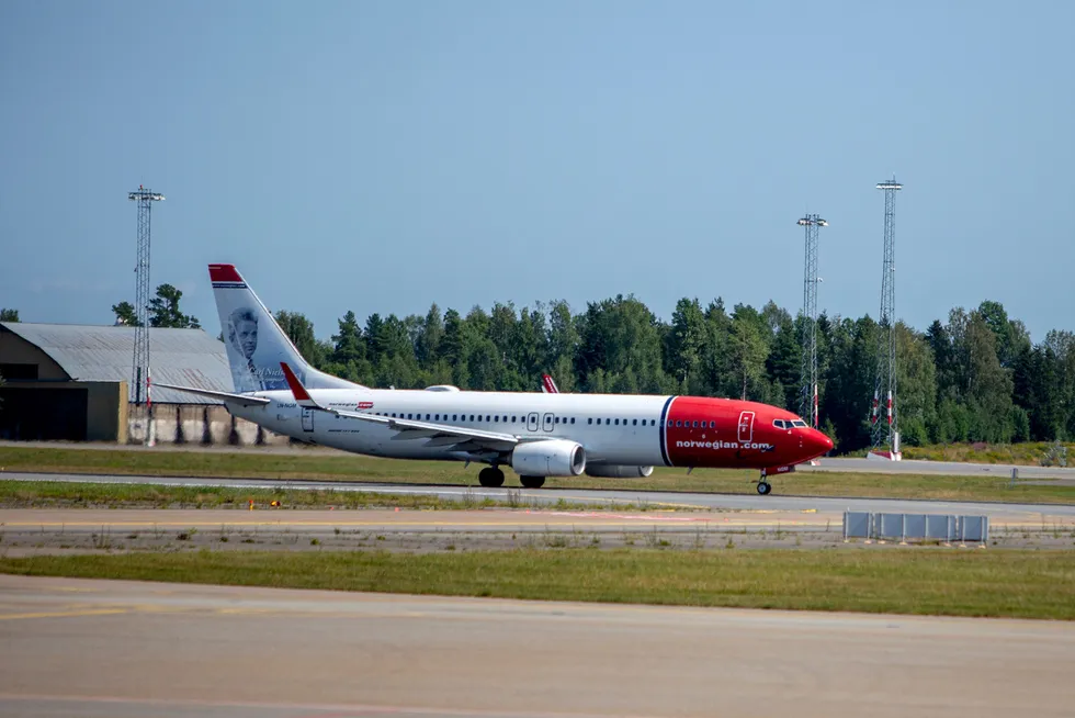 Norwegian økte antall passasjerer.