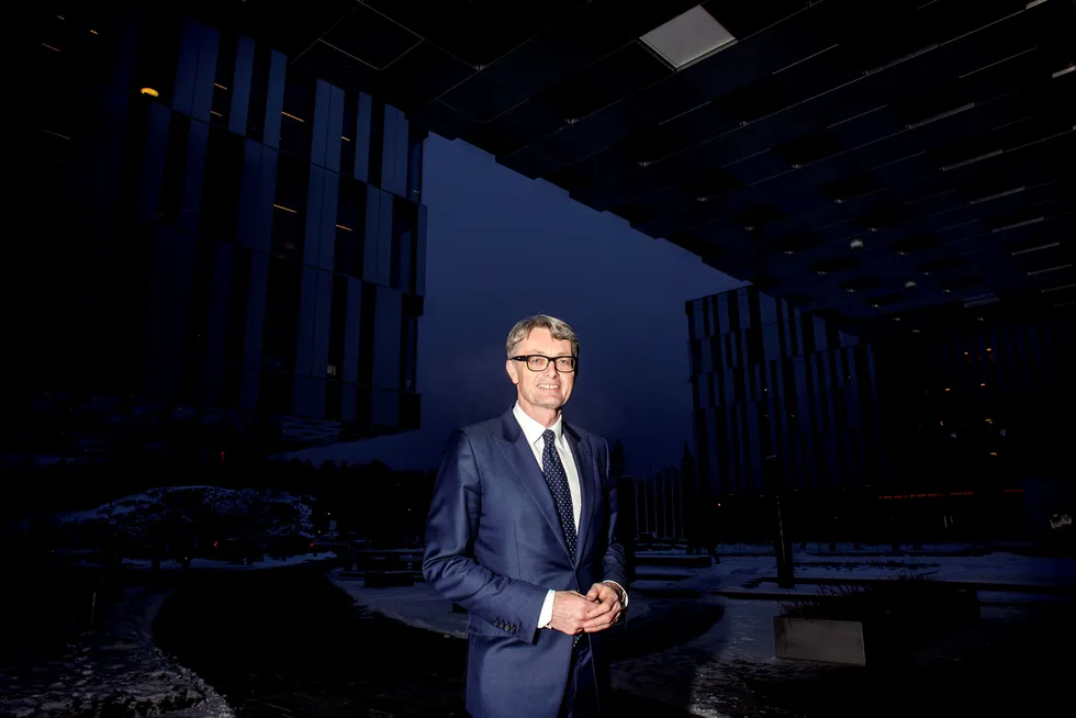 Aker-sjef Øyvind Eriksen gir et par hint om hva som kan komme til å skje i 2018. Foto: Javad Parsa