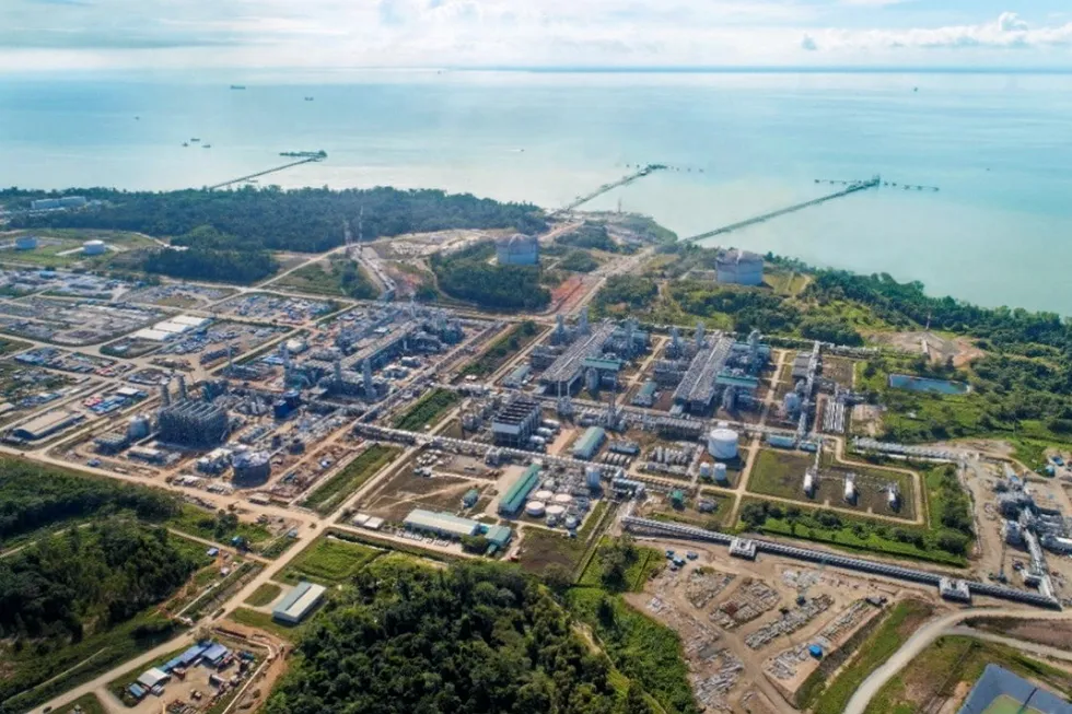Remote liquefaction: the BP-operated Tangguh LNG facility in Papua Barat, Indonesia.