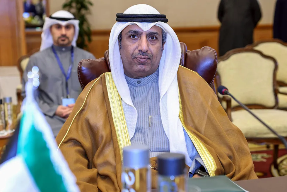 Neutral Zone: Kuwaiti Oil Minister Bader Al Mulla.
