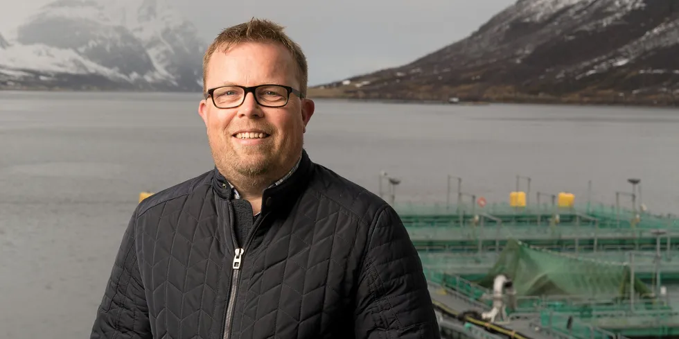 Håvard Høgstad er daglig leder i Arnøy Laks.