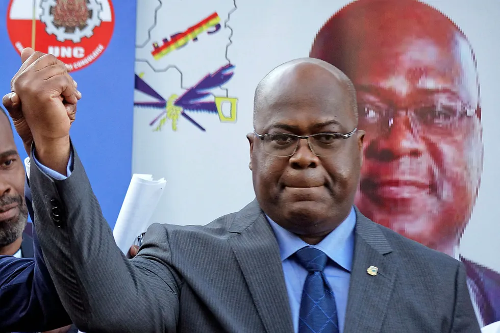 Felix Tshisekedi er erklært som ny president i Kongo.