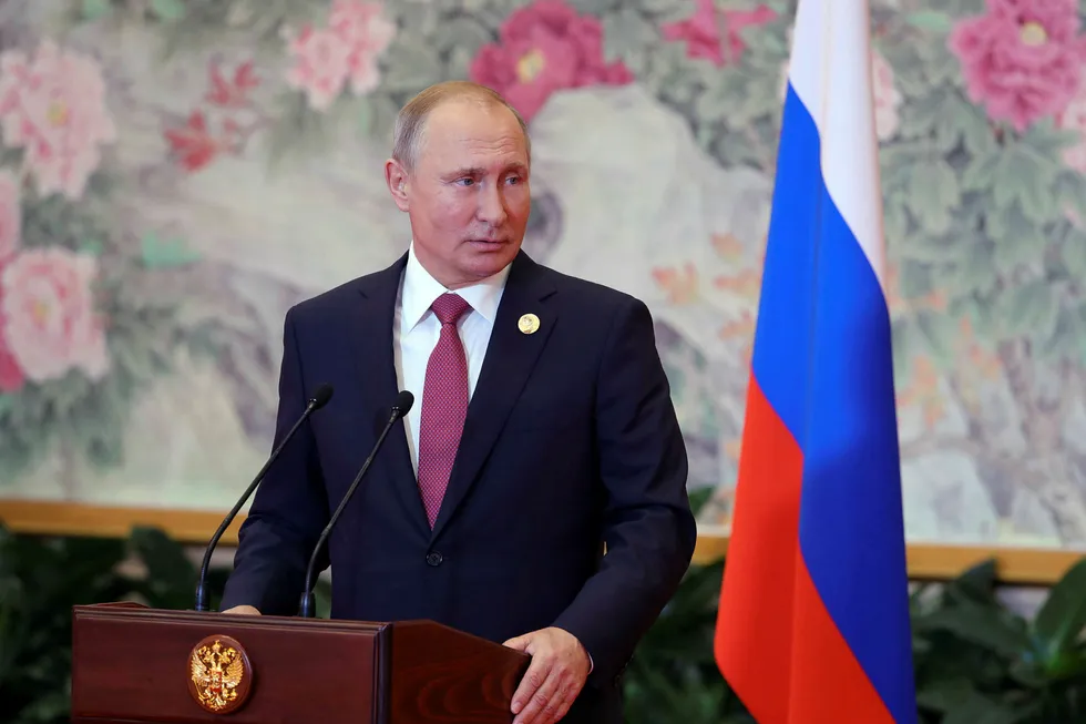 Russlands president Vladimir Putin må tåle enda flere sanksjoner mot russiske selskaper og borgere. Foto: ALEXEI DRUZHININ/AFP/Sputnik/NTB Scanpix