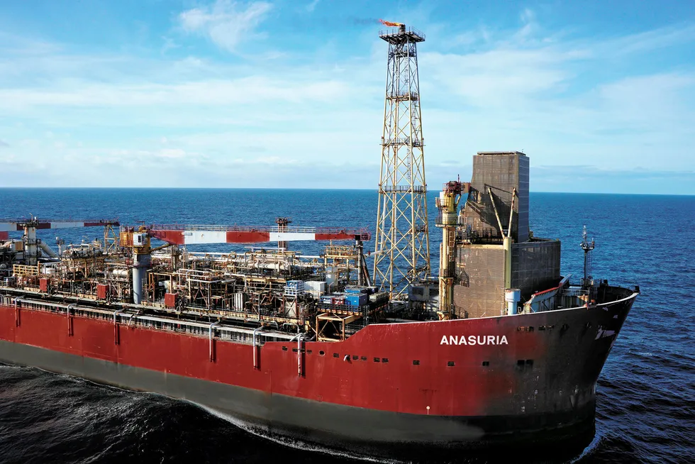 Concept: the FPSO on the Anasuria cluster of fields