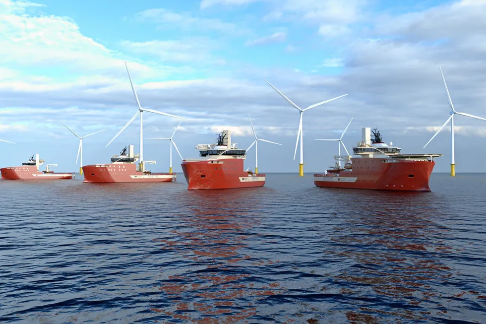 Exclusive operator: North Star will supply four SOV's for all three phases of the Dogger Bank wind farm in the North Sea