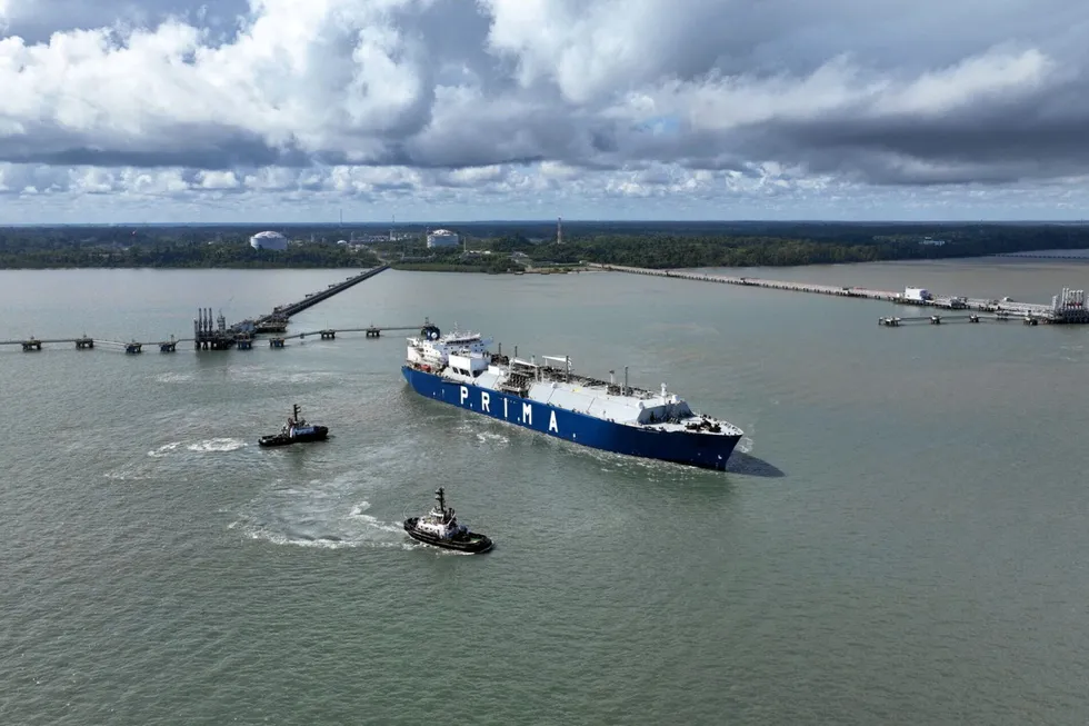 The BP-operated Tangguh LNG project in Indonesia's Papua Barat province.