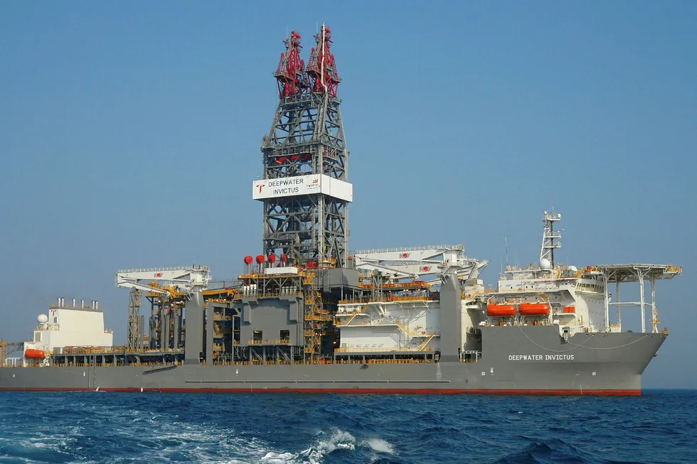 On target: the drillship Deepwater Invictus