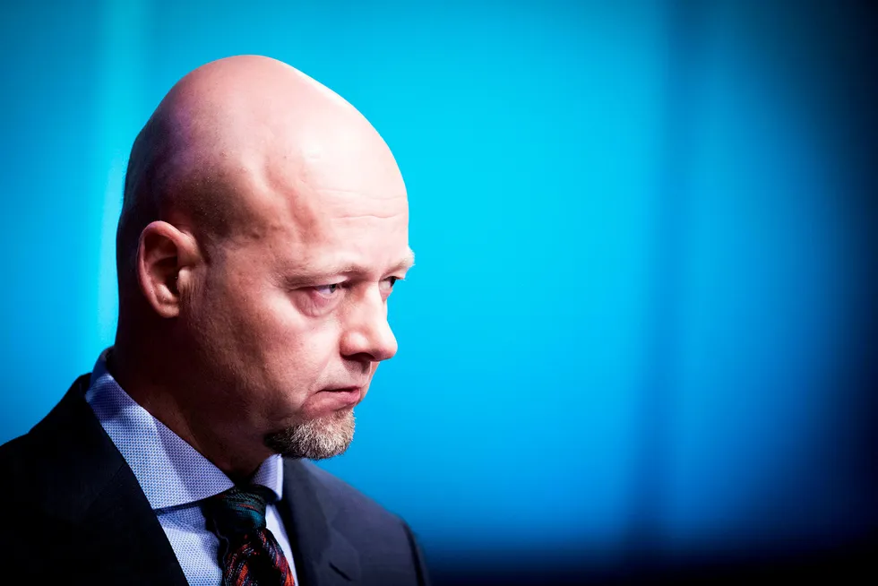 Administrerende direktør i Norges Bank Investment Management Yngve Slyngstad kaster ut ytterligere ti selskaper fra oljefondets portefølje. Foto: Gunnar Lier