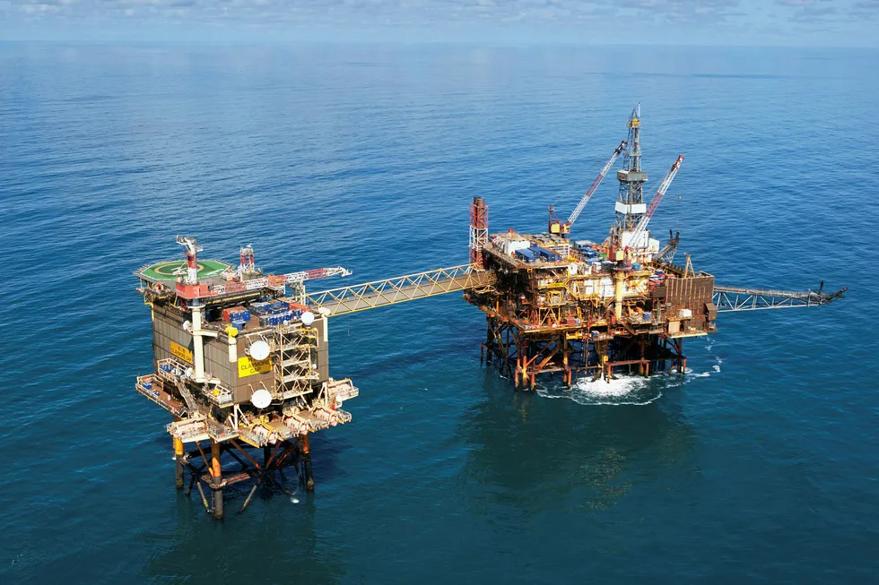 Shut in: Repsol Sinopec Resources UK's Claymore complex in the central North Sea