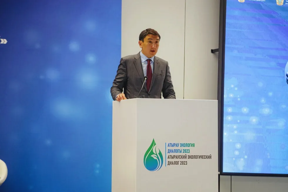 Renewables drive: KazMunayGaz executive chairman Magzum Mirzagaliyev.