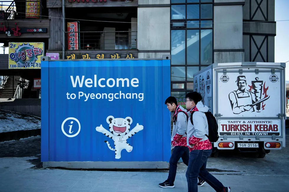 Det er mange som ikke er velkomne til vinter-OL i PyeongChang i Sør-Korea. Foto: Brendan Smialowski/AFP photo/NTB Scanpix