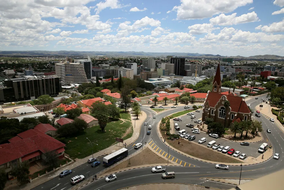 Restrictions: Namibia's capital Windhoek