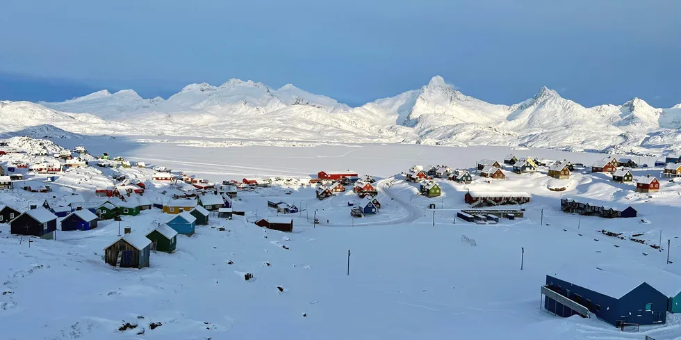 With only 1,500 residents, Tasiilaq is the biggest town in eastern Greenland.