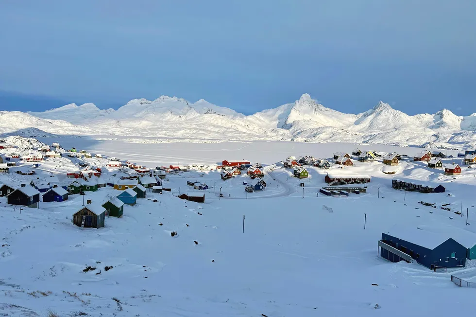 With only 1,500 residents, Tasiilaq is the biggest town in eastern Greenland.