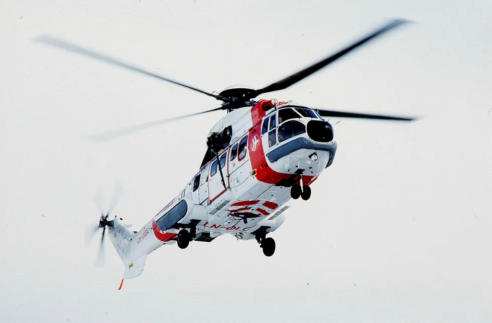 Flyforbudet for Super Puma-helikoptrene oppheves Foto: Eeg, Jon